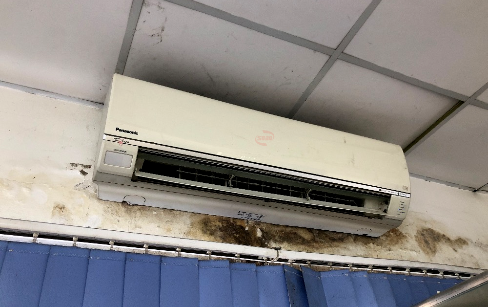 Máy lạnh bị côn trùng chùi vào sẽ có mùi khó chịu